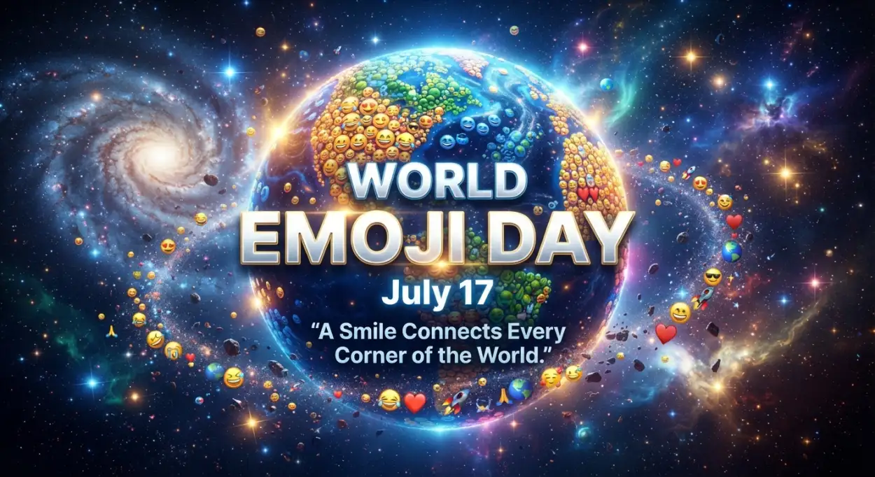 Free Download Emoji Fun Day Poster - High Quality World Emoji Day Poster 2026 Image