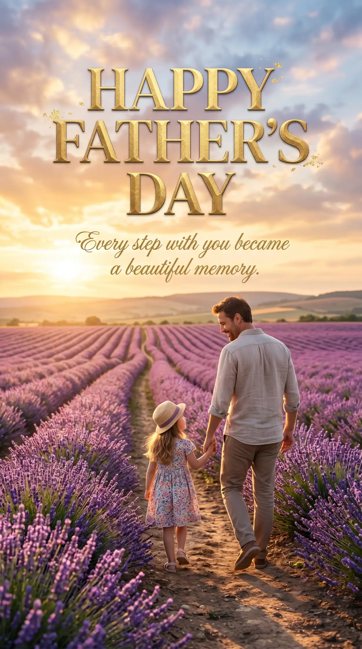 Free Download Emotional Fathers Day Greeting Card - High Quality Happy Fathers Day Greeting Card Image