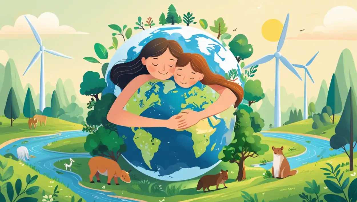 Free Download Environment Day Green Earth Poster Slogan - High Quality Orld Environment Day Background