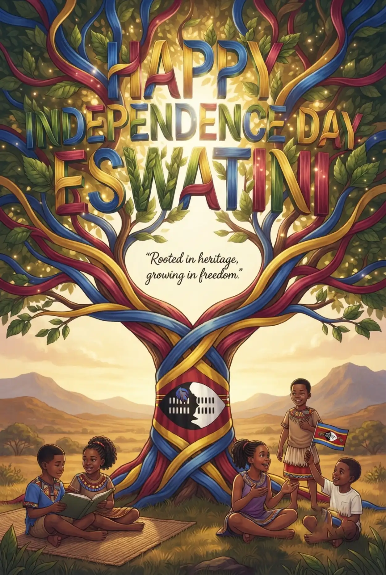 Free Download Eswatini Independence Day 2026 Png - High Quality Eswatini Independence Day 2026 Transparent PNG