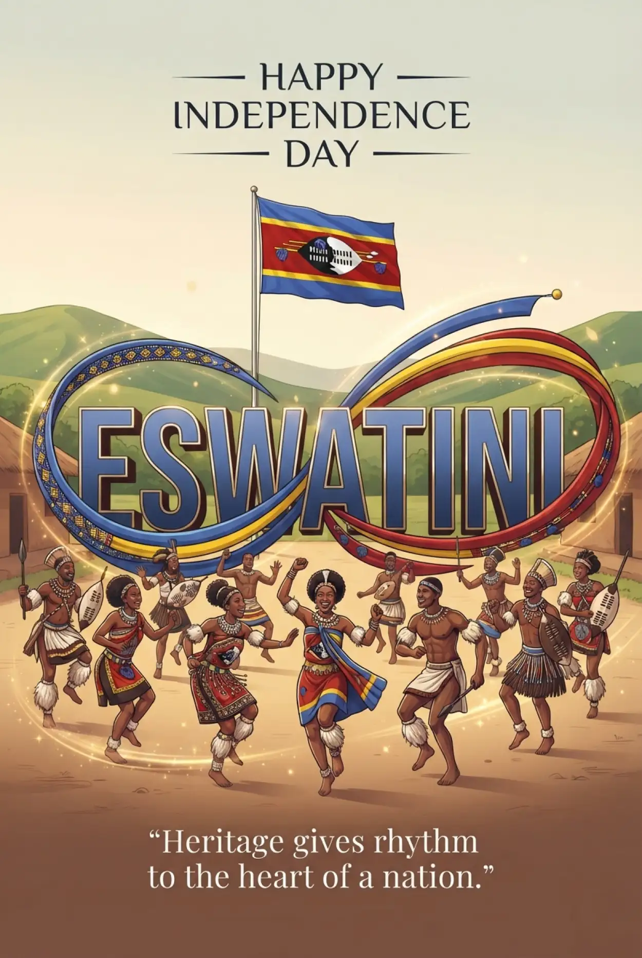 Free Download Eswatini Independence Day 6 September 2026 - High Quality Eswatini Independence Day 2026 Image