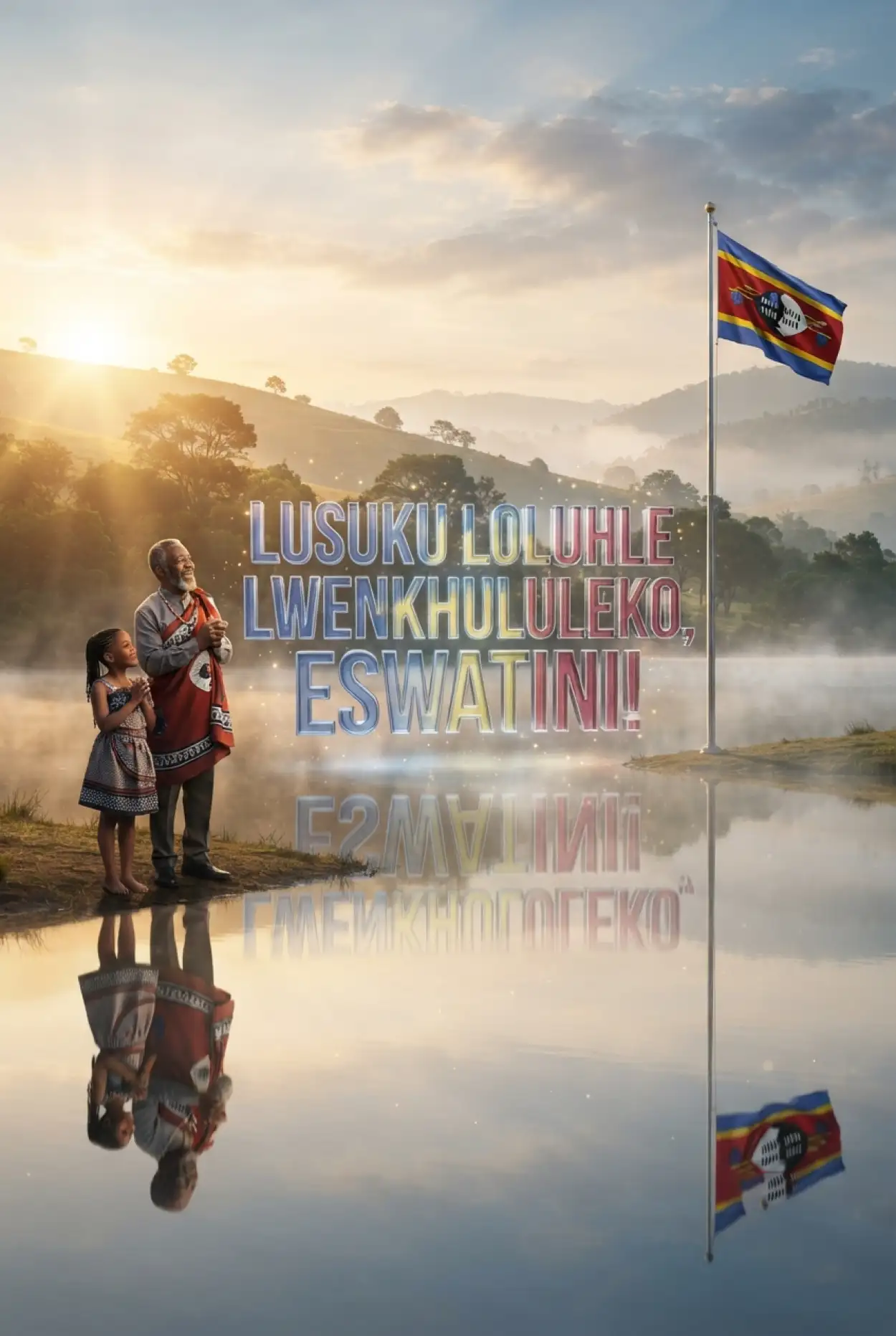 Free Download Eswatini Independence Day Flag Images For Social Media - High Quality Eswatini Independence Day 2026 Image