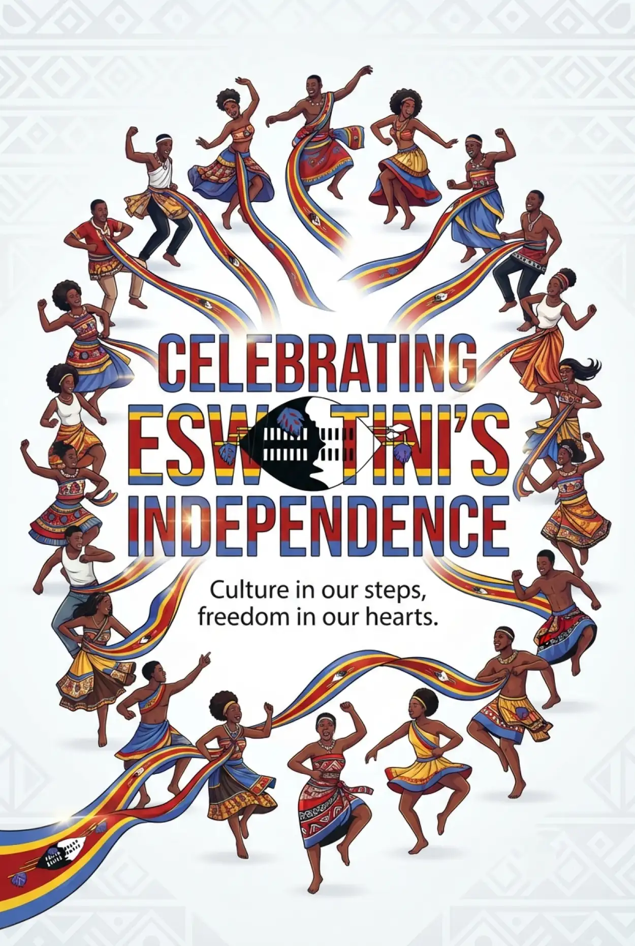 Free Download Eswatini Independence Day Greetings For Facebook - High Quality Eswatini Independence Day 2026 Image