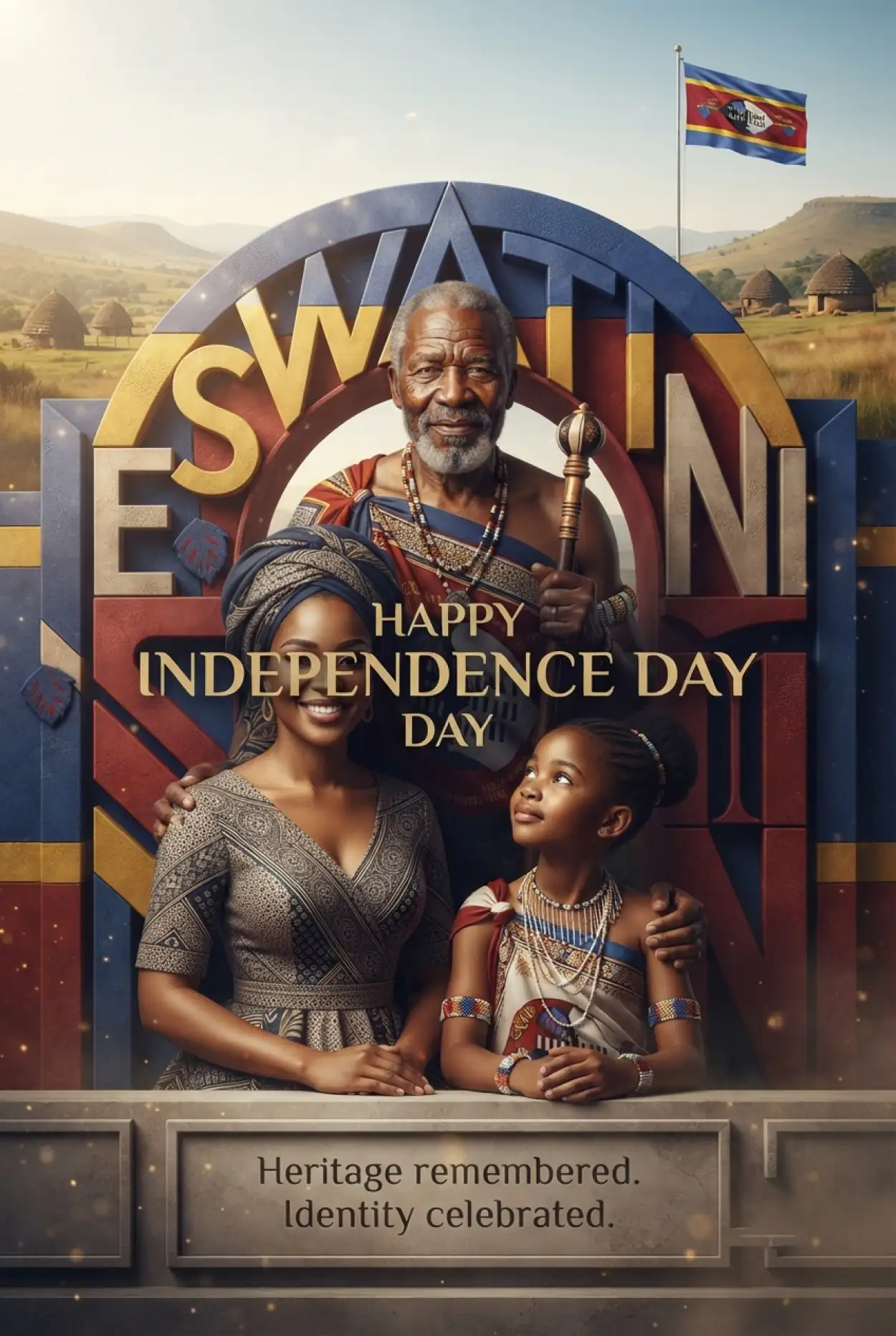 Free Download Eswatini Independence Day Patriotic Images 2026 - High Quality Eswatini Independence Day 2026 Image