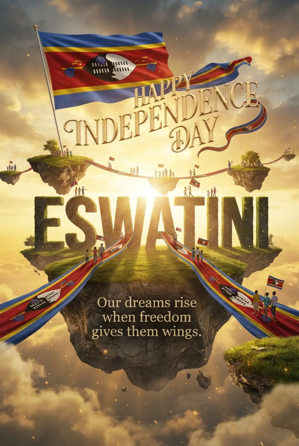 Free Download Eswatini Independence Day Patriotic Quotes - High Quality Eswatini Independence Day 2026 Image