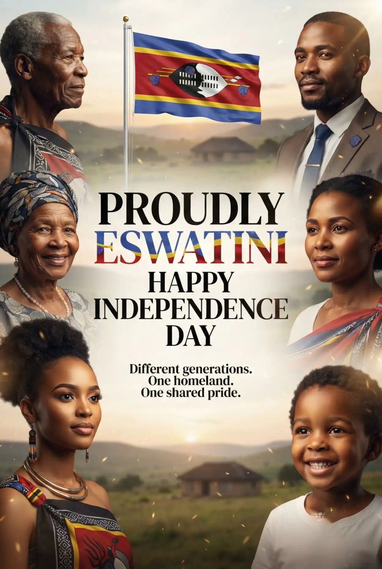 Free Download Eswatini Independence Day Wishes For Instagram Story - High Quality Eswatini Independence Day 2026 Image