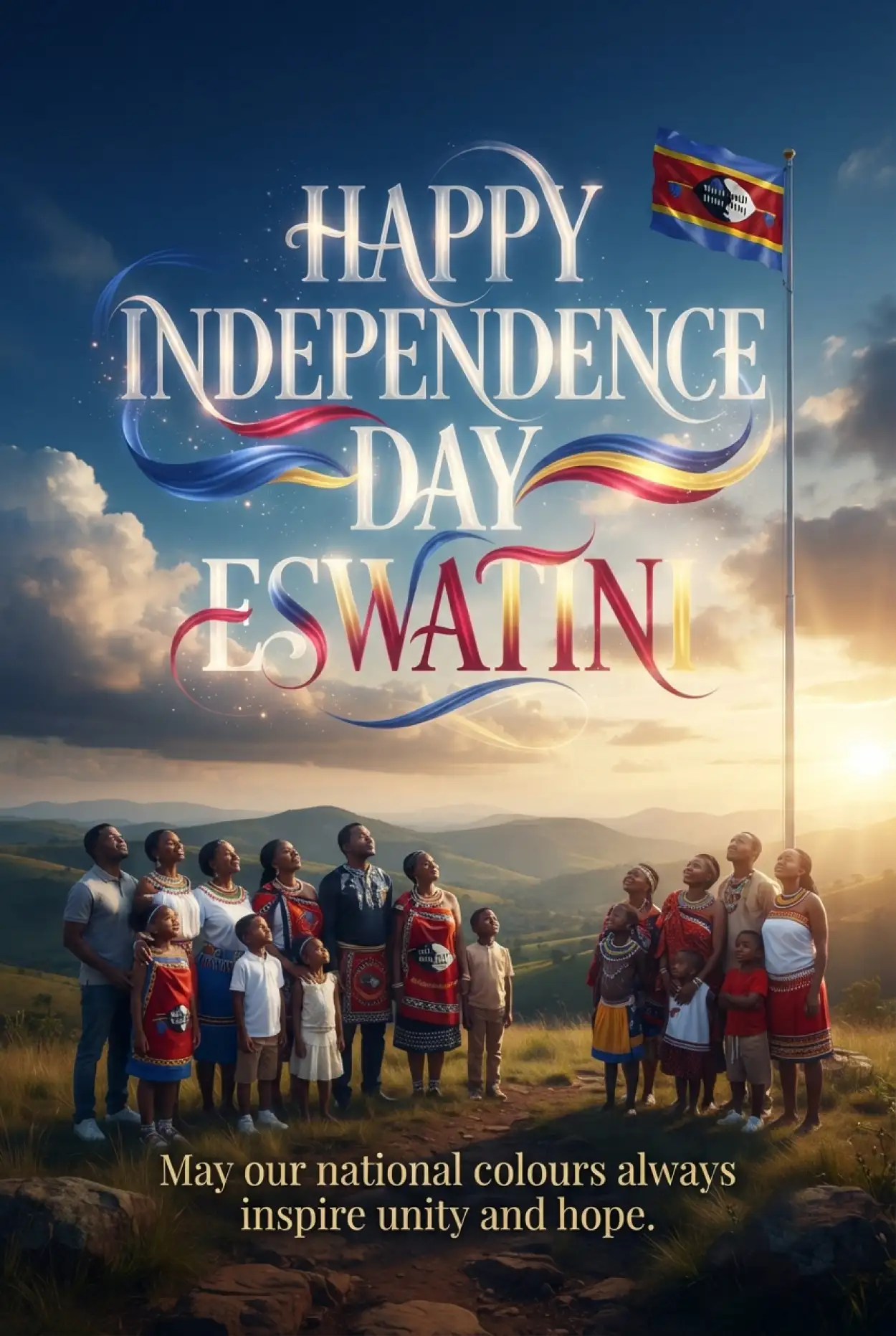 Free Download Eswatini Independence Day Wishes For Whatsapp Status - High Quality Eswatini Independence Day 2026 Image