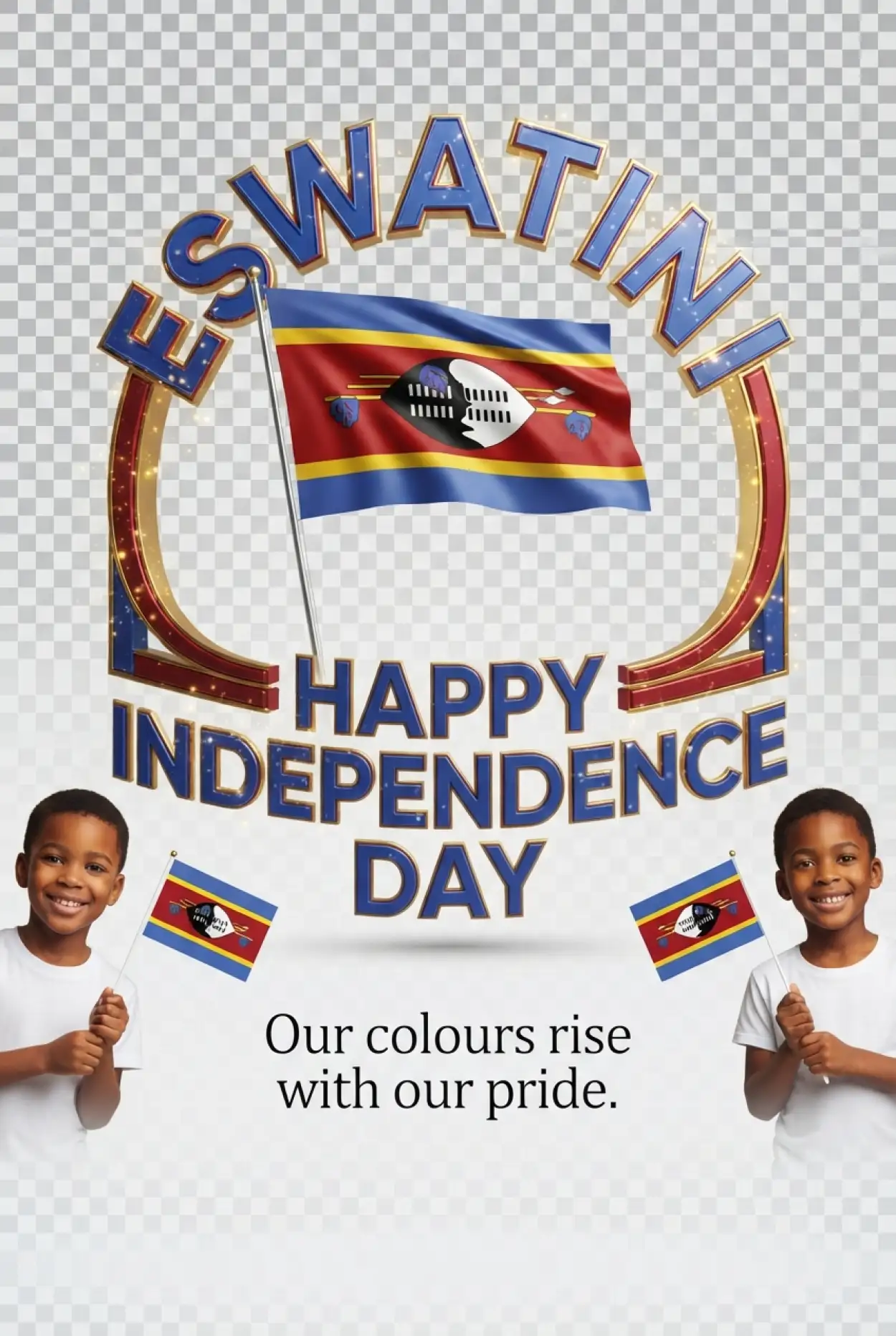Free Download Eswatini Independence Day Wishes For Whatsapp - High Quality Eswatini Independence Day 2026 Image