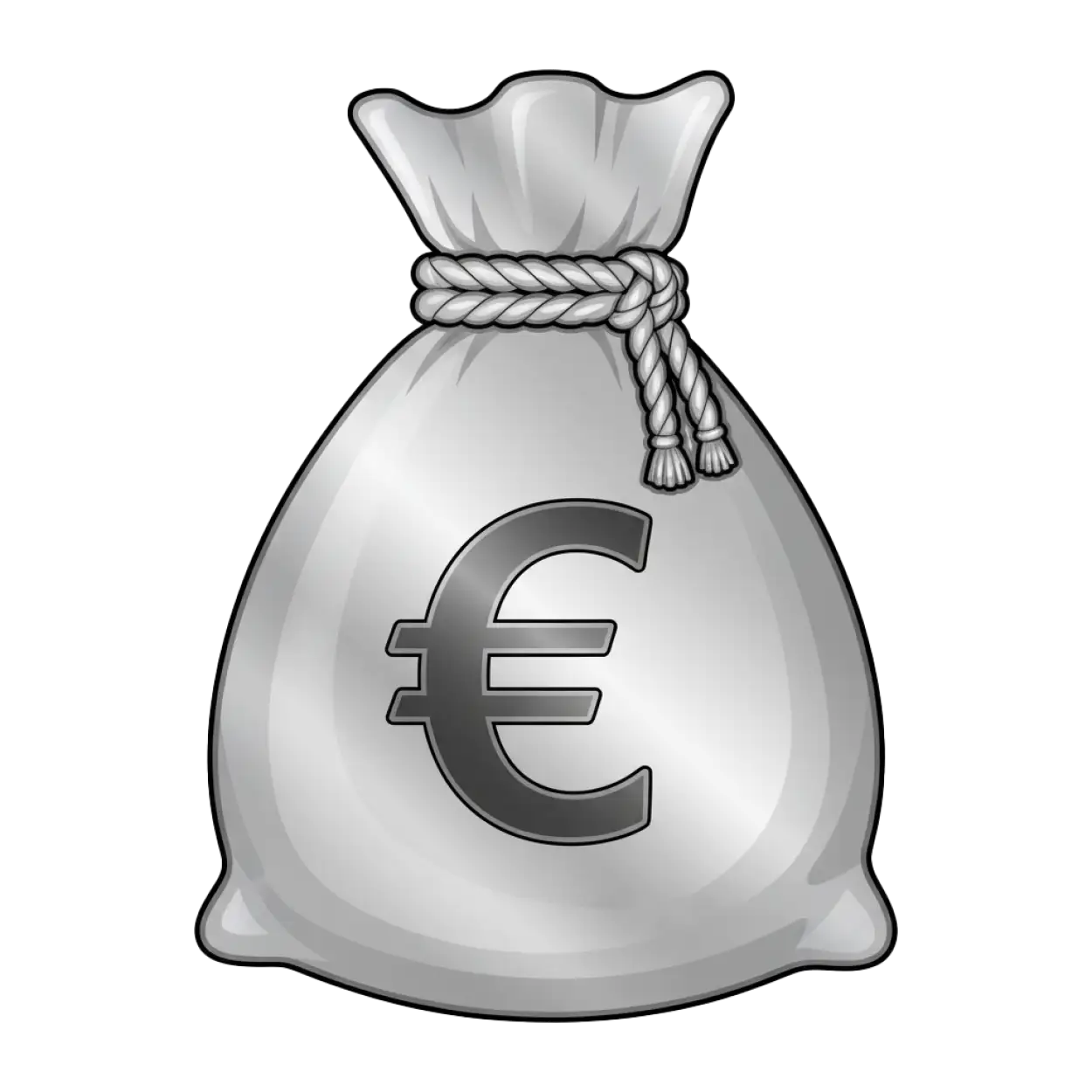 Free Download Euro Money Bag Png - High Quality Money Bag Png PNG Image
