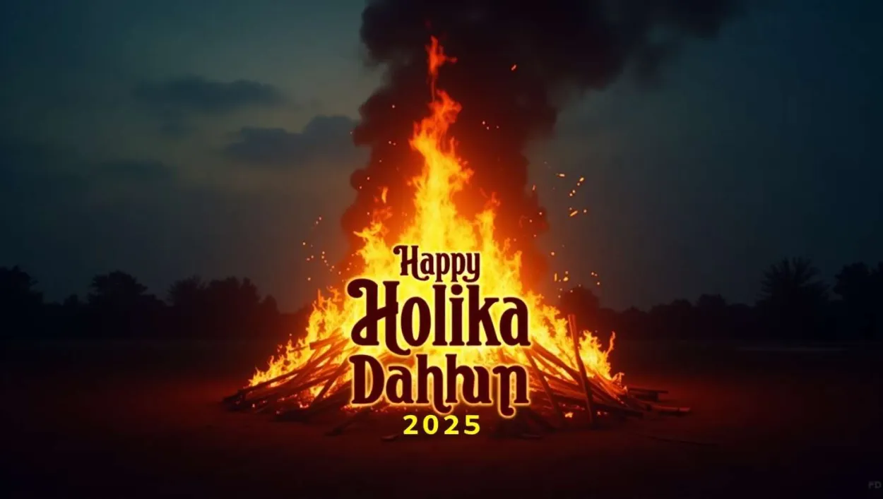 Free Download Exclusive Happy Holika Dahan 2025 Cultural Event Photos With A Vibrant, Celebratory Ambiance - High Quality Happy Holika Dahan 2025 Background