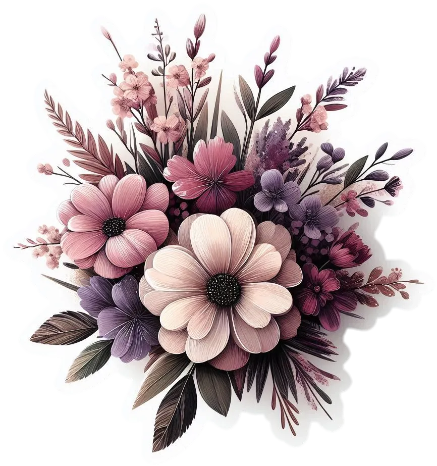 Exotic Flower Bouquet Png For Invitations - Royalty Free Flower Bouquet Png Image | Pngmagic Free Download Exotic Flower Bouquet Png For Invitations - High Quality Flower Bouquet Png PNG Image