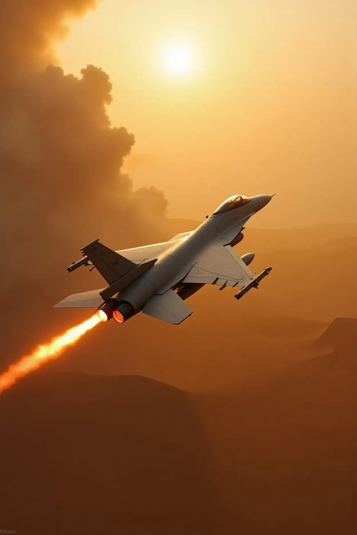 Free Download F16 Jet In Warzone Background Hd - High Quality F16 Fighter Jet Background