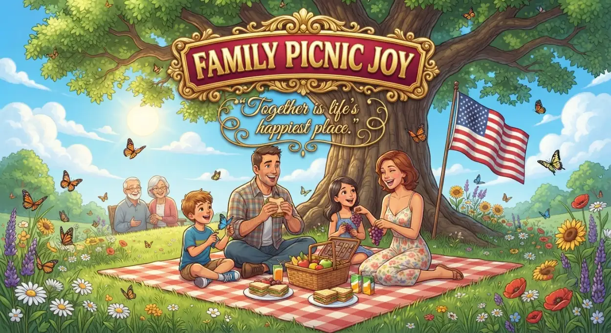 Free Download Family Love Concept Illustration - High Quality American Parents Day 2026 Image