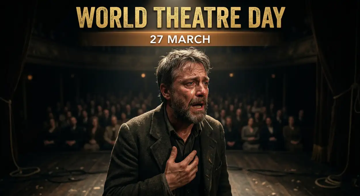 Free Download Famous Theatre Quotes Short - High Quality World Theatre Day Image