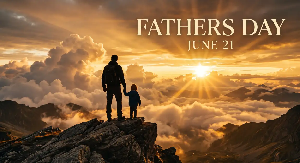Free Download Fathers Day 2026 Church Celebration Poster - High Quality Fathers Day 2026 Image