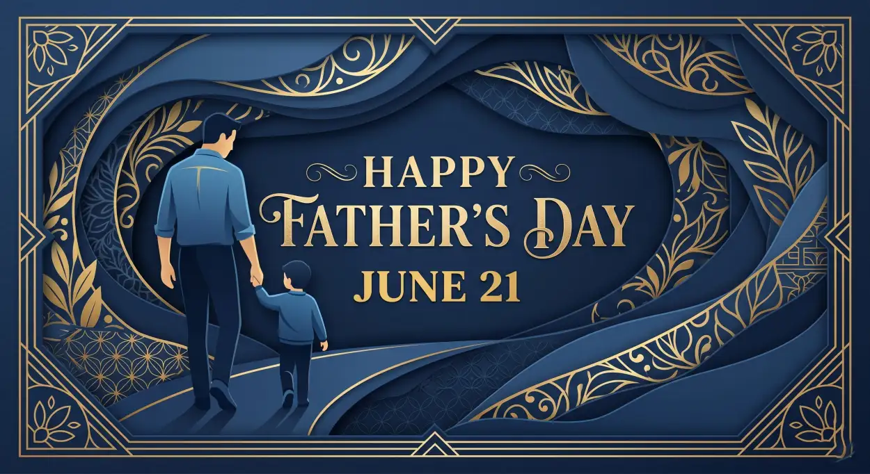 Free Download Fathers Day 2026 Dad Appreciation Wallpaper - High Quality Fathers Day 2026 Image