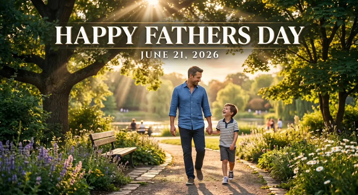 Free Download Fathers Day 2026 Holiday Greeting Images - High Quality Fathers Day 2026 Image
