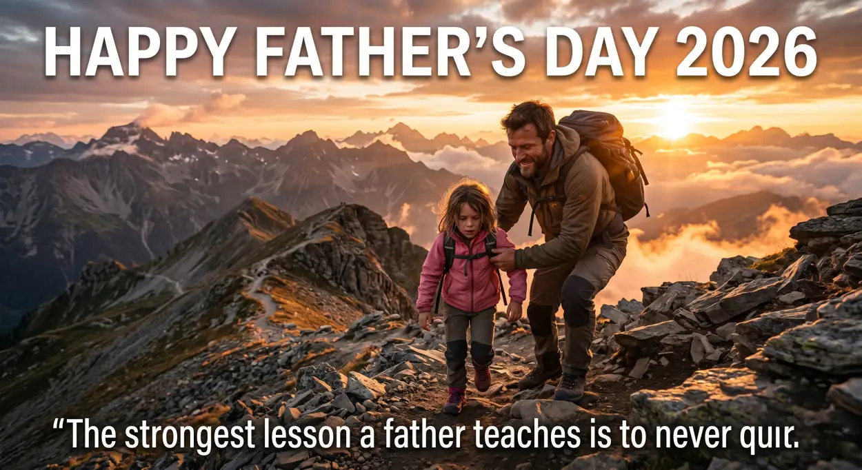 Free Download Fathers Day 2026 Image With Quotes - High Quality Happy Fathers Day 2026 Image