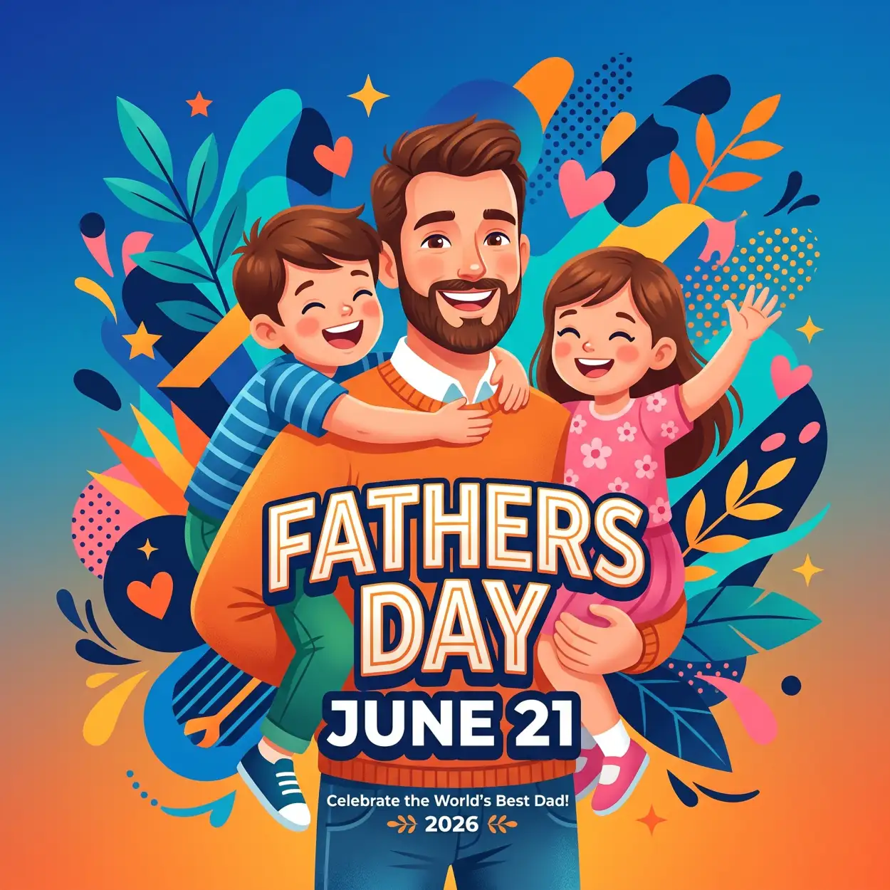 Free Download Fathers Day 2026 Poster Design Ideas - High Quality Fathers Day 2026 Image