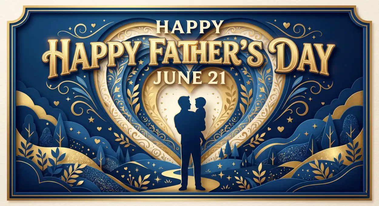 Free Download Fathers Day 2026 Premium Greeting Designs - High Quality Fathers Day 2026 Image