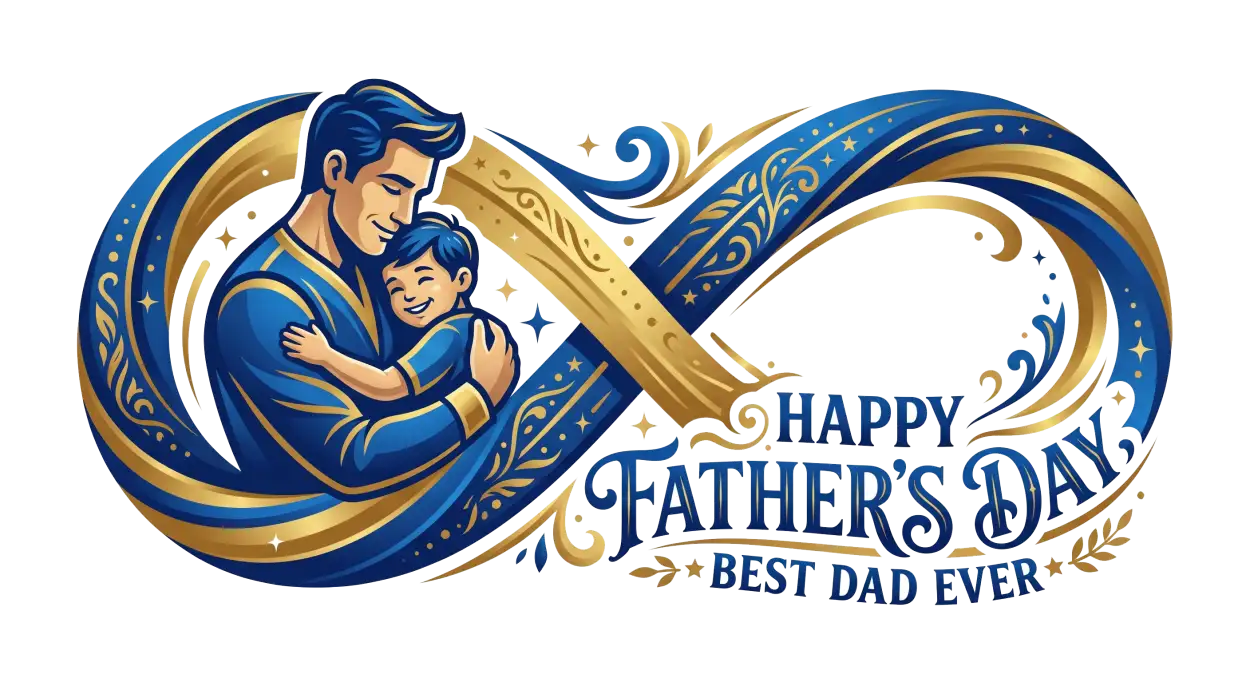 Free Download Fathers Day Card Element Png - High Quality Fathers Day Png Transparent PNG
