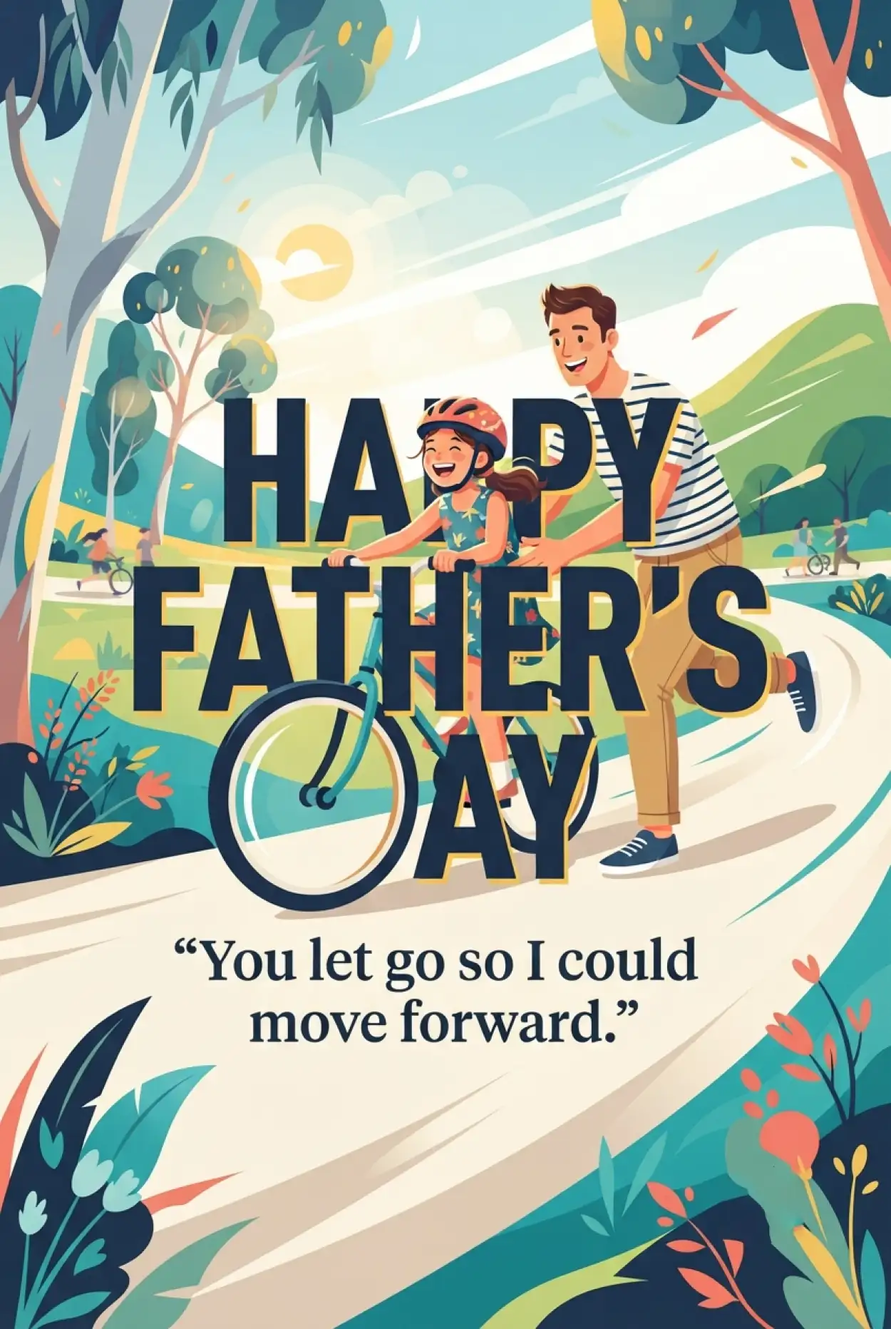 Free Download Fathers Day Greeting Card Design Australia 2026 - High Quality Fathers Day Australia 2026 Image