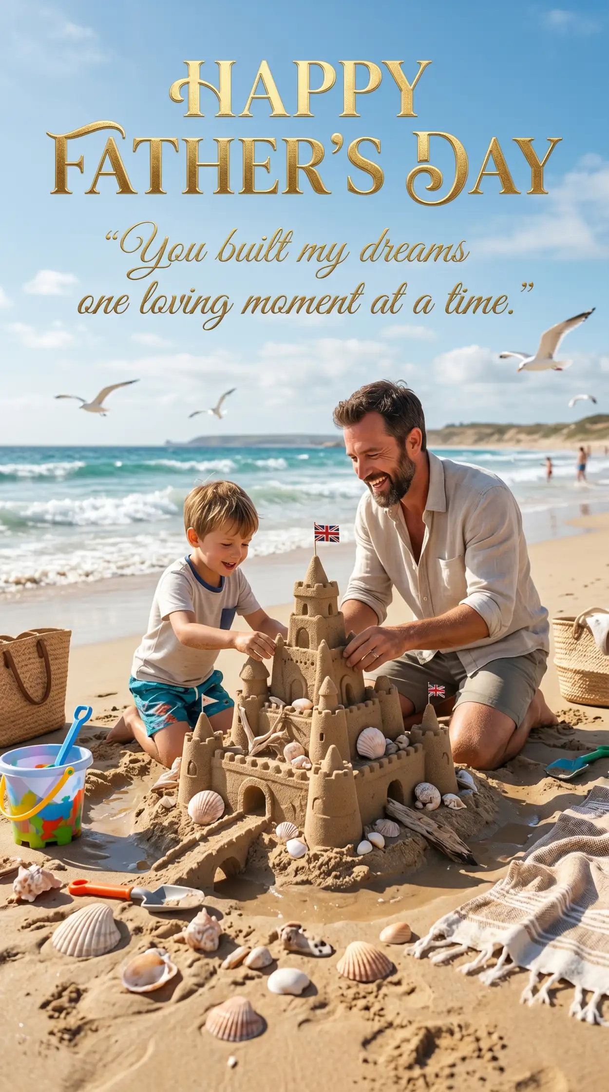 Free Download Fathers Day Greeting Card For Pinterest - High Quality Happy Fathers Day Greeting Card Image