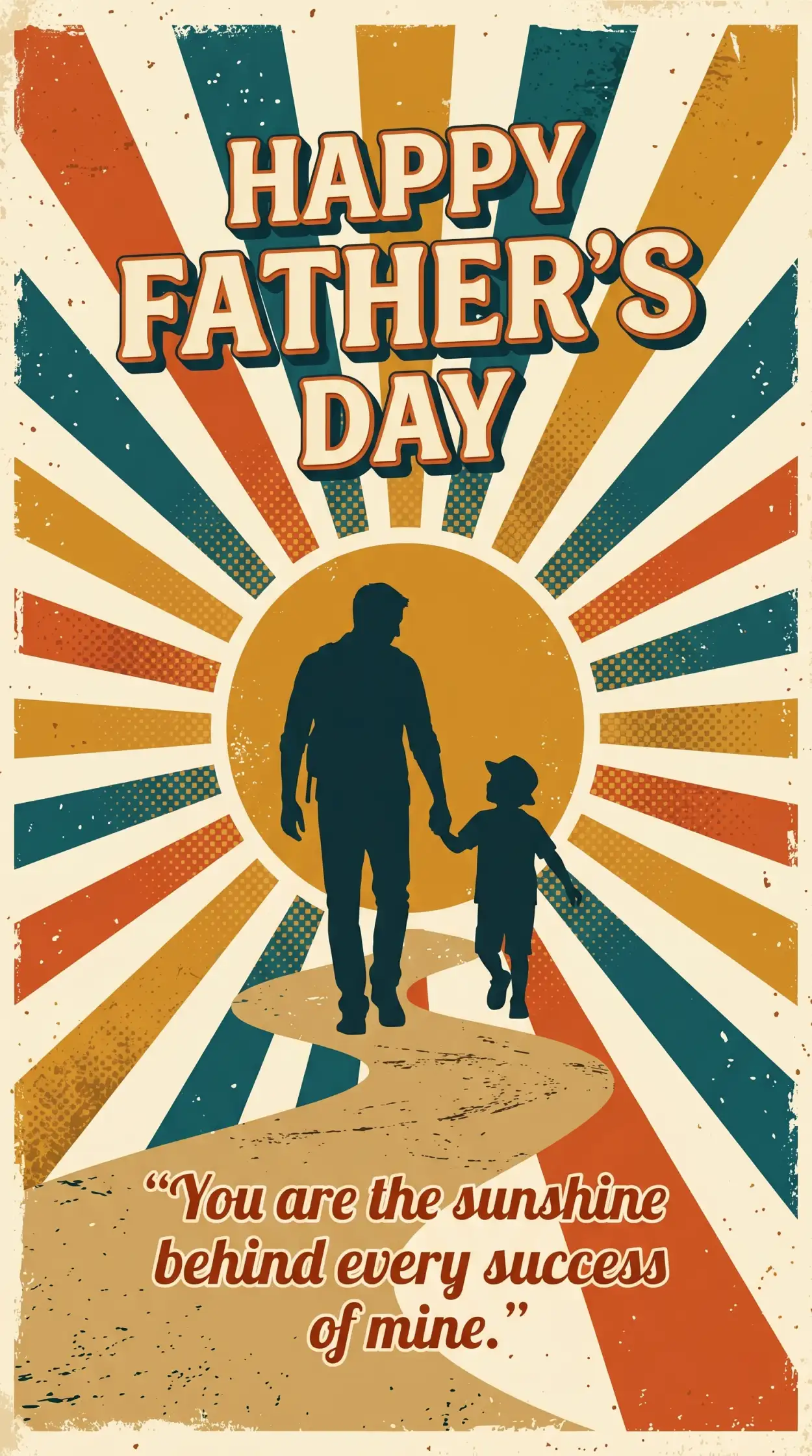 Free Download Fathers Day Greeting Card Graphic Design - High Quality Happy Fathers Day Greeting Card Image