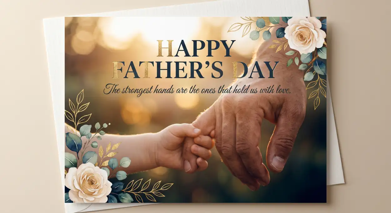 Free Download Fathers Day Greeting Card Transparent Background - High Quality Happy Fathers Day Greeting Card Background Image