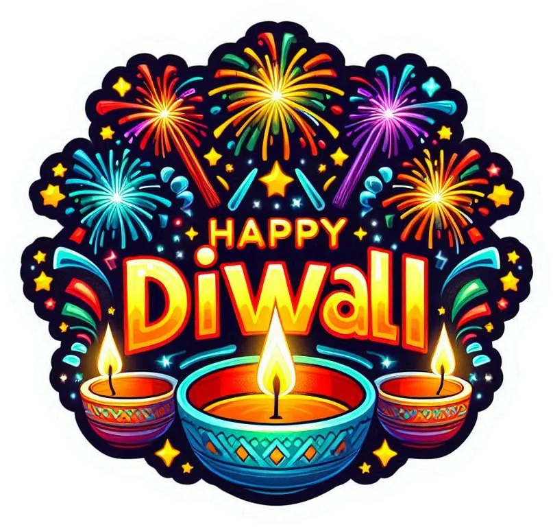 Festive Diwali Text With Glittering Fireworks For Digital Designs - Royalty Free Diwali Fireworks Image | Pngmagic Free Download Festive Diwali Text With Glittering Fireworks For Digital Designs - High Quality Diwali Fireworks PNG Image
