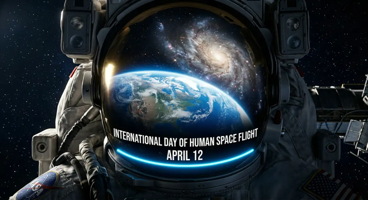 Free Download First Man In Space Facts For Students - High Quality International Day Of Human Space Flight 2026 Image