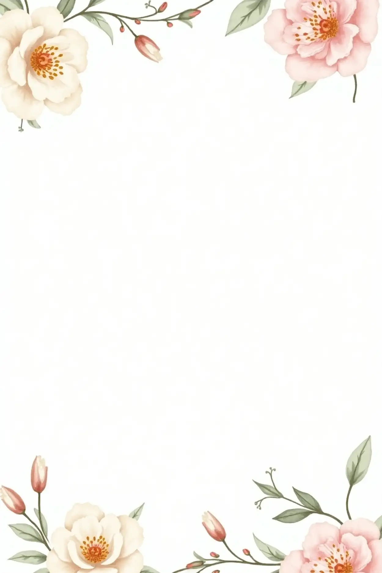 Floral Border Design For Certificate - Royalty Free Flower Border Image | Pngmagic Free Download Floral Border Design For Certificate - High Quality Flower Border Background