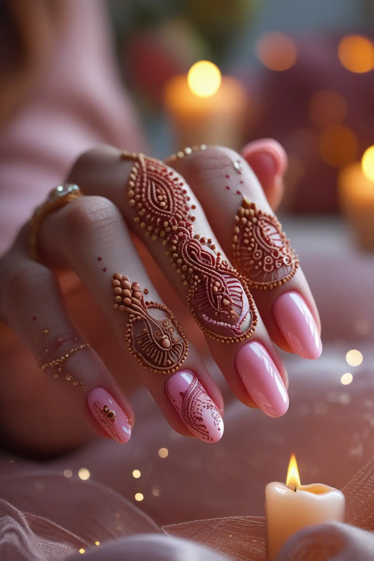 Free Download Floral Hand Mehndi Design For Wedding - High Quality Hand Mehndi Design Background