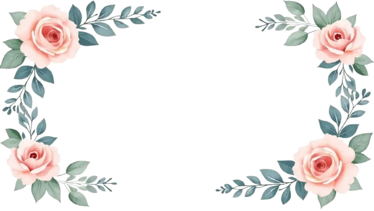 Flower Border For A4 Paper Printable - Royalty Free Flower Border Image | Pngmagic Free Download Flower Border For A4 Paper Printable - High Quality Flower Border Background