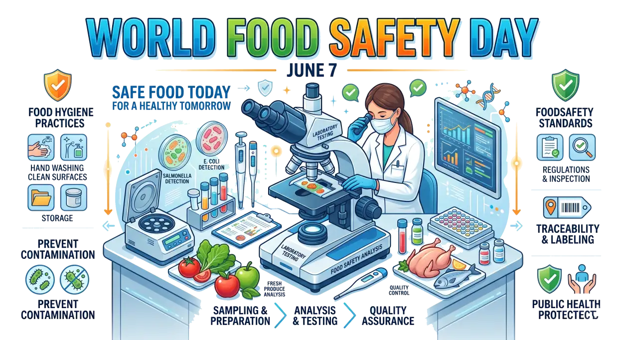 Free Download Food Safety Awareness Vector Illustration Png - High Quality World Food Safety Day Png Transparent PNG