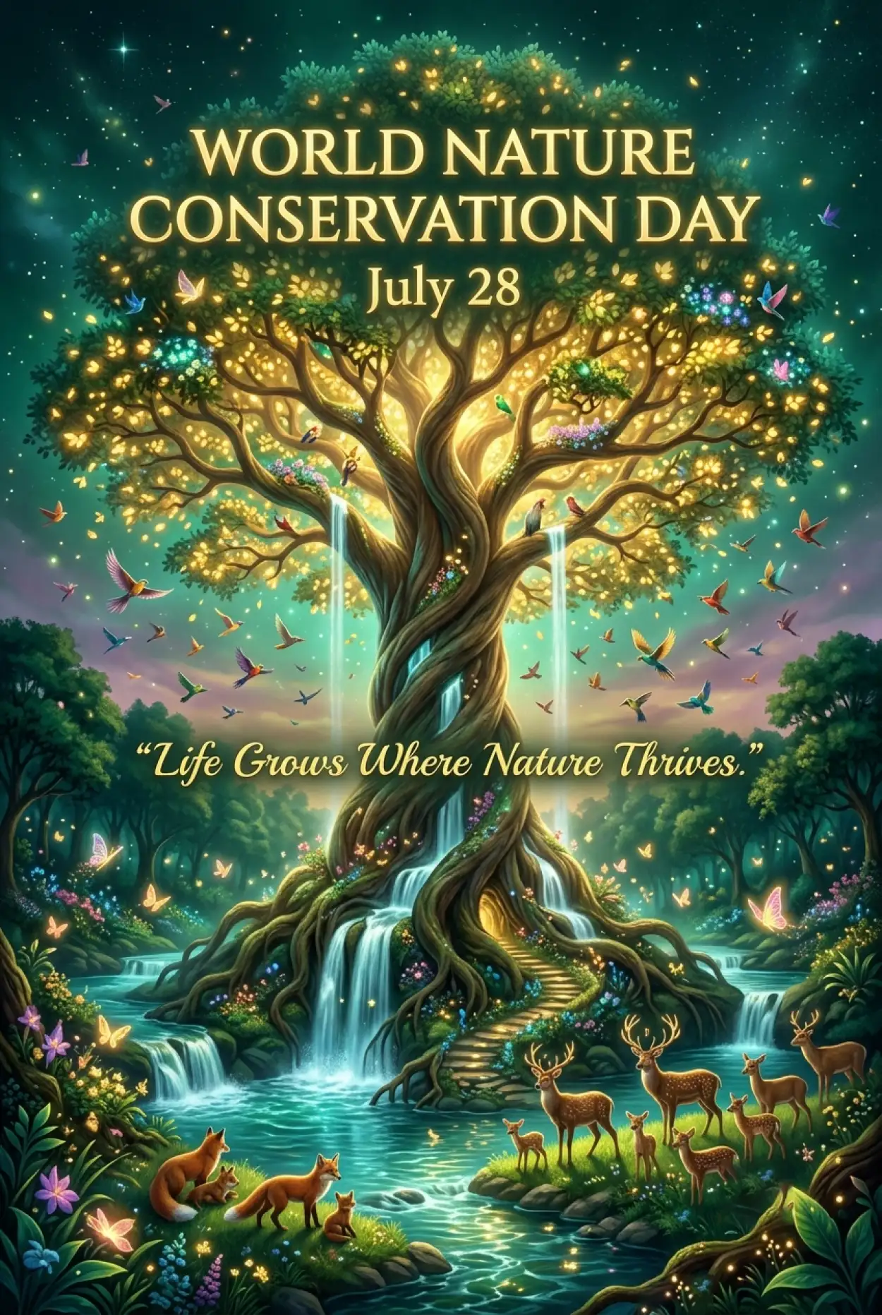 Free Download Forest Conservation Awareness Banner - High Quality World Nature Conservation Day 2026 Image