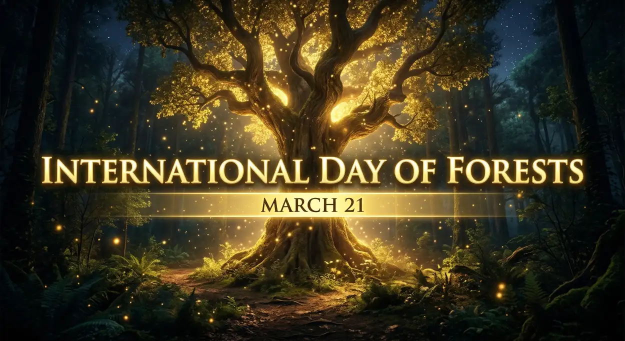 Free Download Forest Day Banner Editable Template - High Quality International Day Of Forests Image