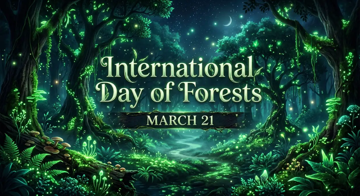 Free Download Forest Day Drawing Ideas Easy - High Quality International Day Of Forests Image