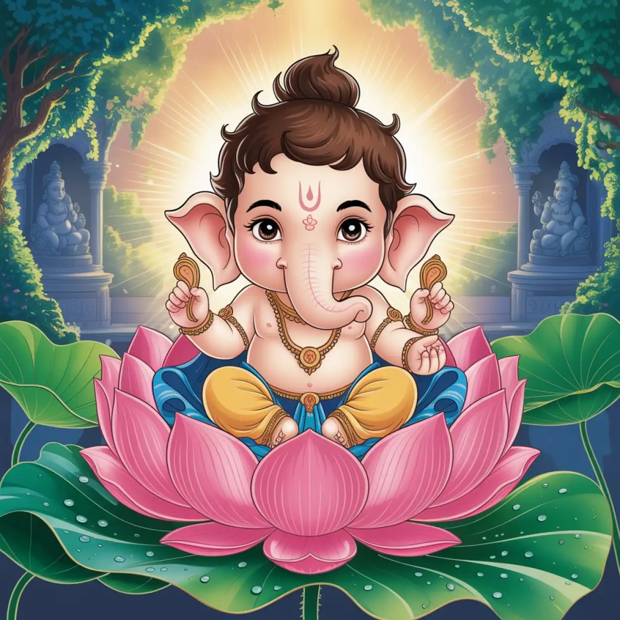 Free Baby Ganesha PNG Without Background - Royalty Free Baby Ganesha Image | Pngmagic Free Download Free Baby Ganesha PNG Without Background - High Quality Baby Ganesha PNG Image