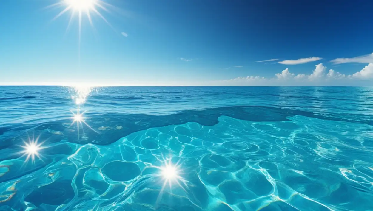 Free Download Free Blue Picture Sky And Water Reflection - High Quality Free Blue Picture Background