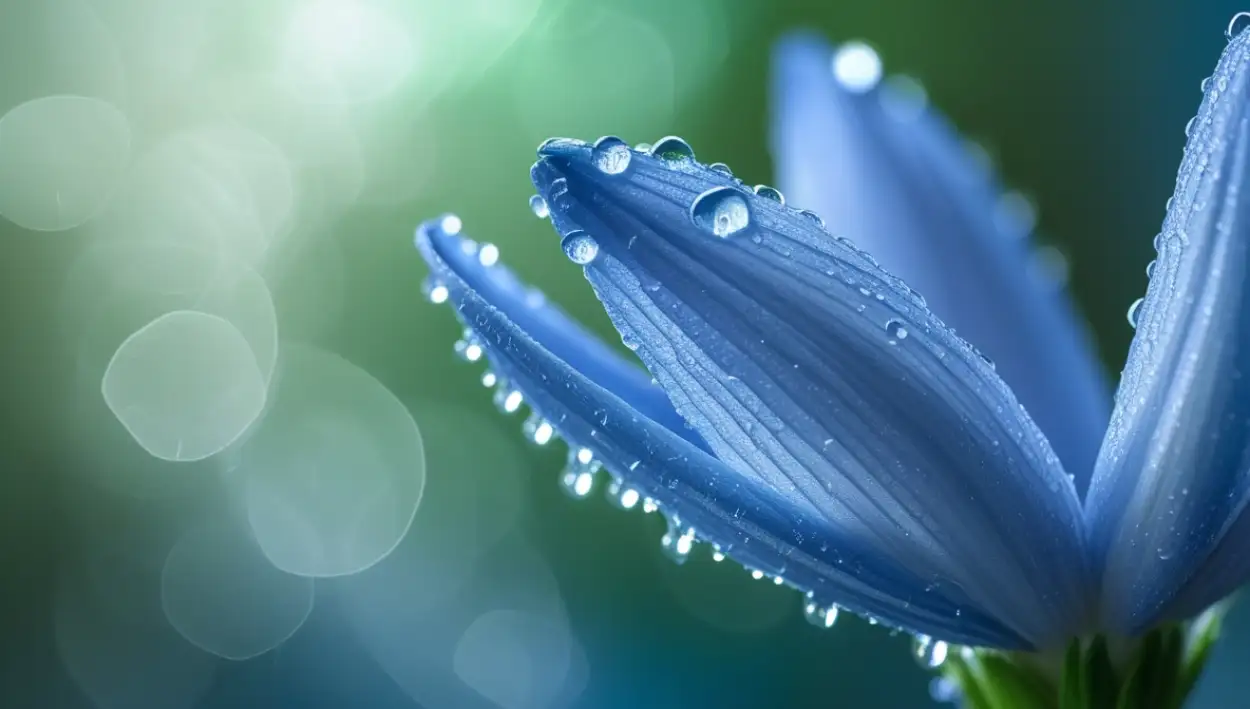 Free Download Free Blue Picture With Natural Bokeh Effect - High Quality Free Blue Picture Background