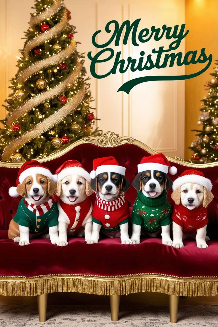 Free Download Free Christmas Dog Images Hd - High Quality Merry Christmas Dog Image Background