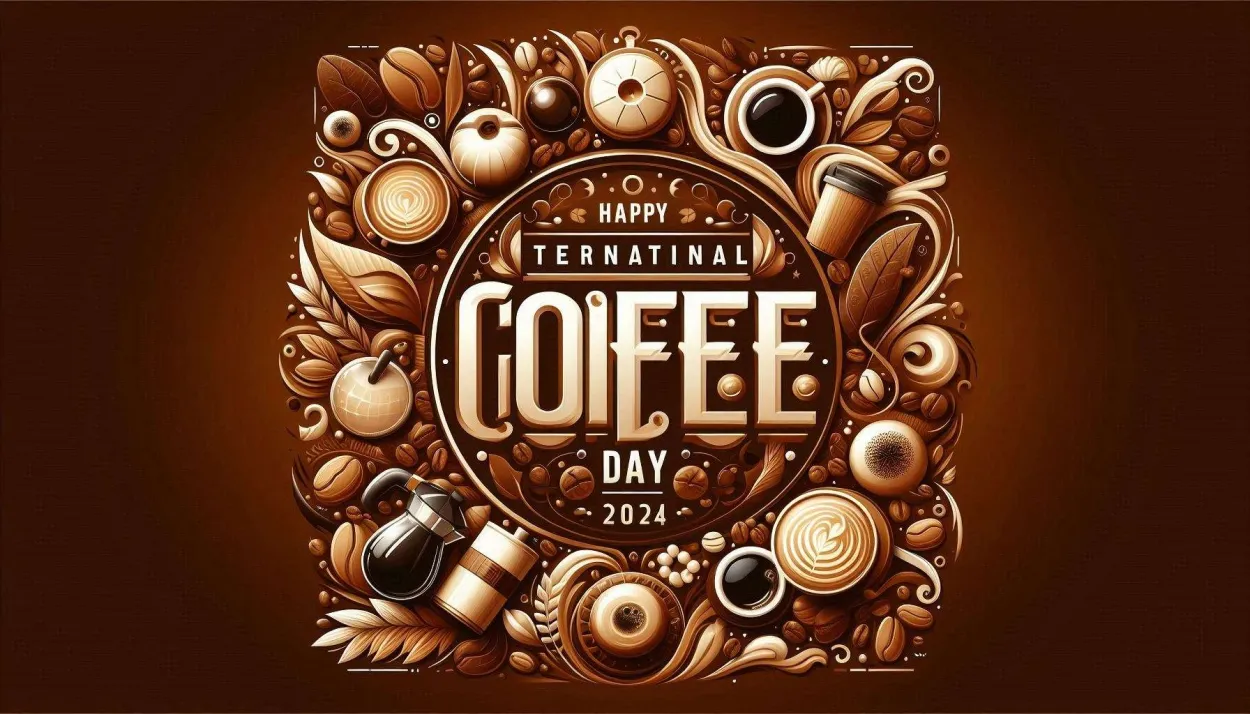 Free Coffee Day Celebration Images For 2024 - Royalty Free Happy International Coffee Day Image | Pngmagic Free Download Free Coffee Day Celebration Images For 2024 - High Quality Happy International Coffee Day Background