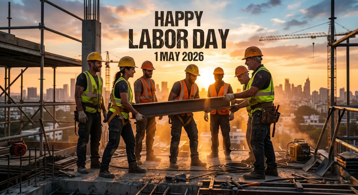 Free Download Free Download Labor Day Png Images - High Quality International Labor Day Wishes 2026 Transparent PNG