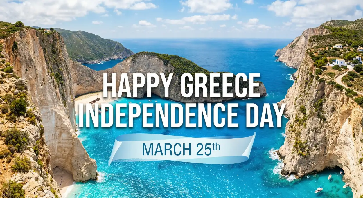 Free Download Free Greece Independence Day Background - High Quality Happy Greece Independence Day 2026 Background Image