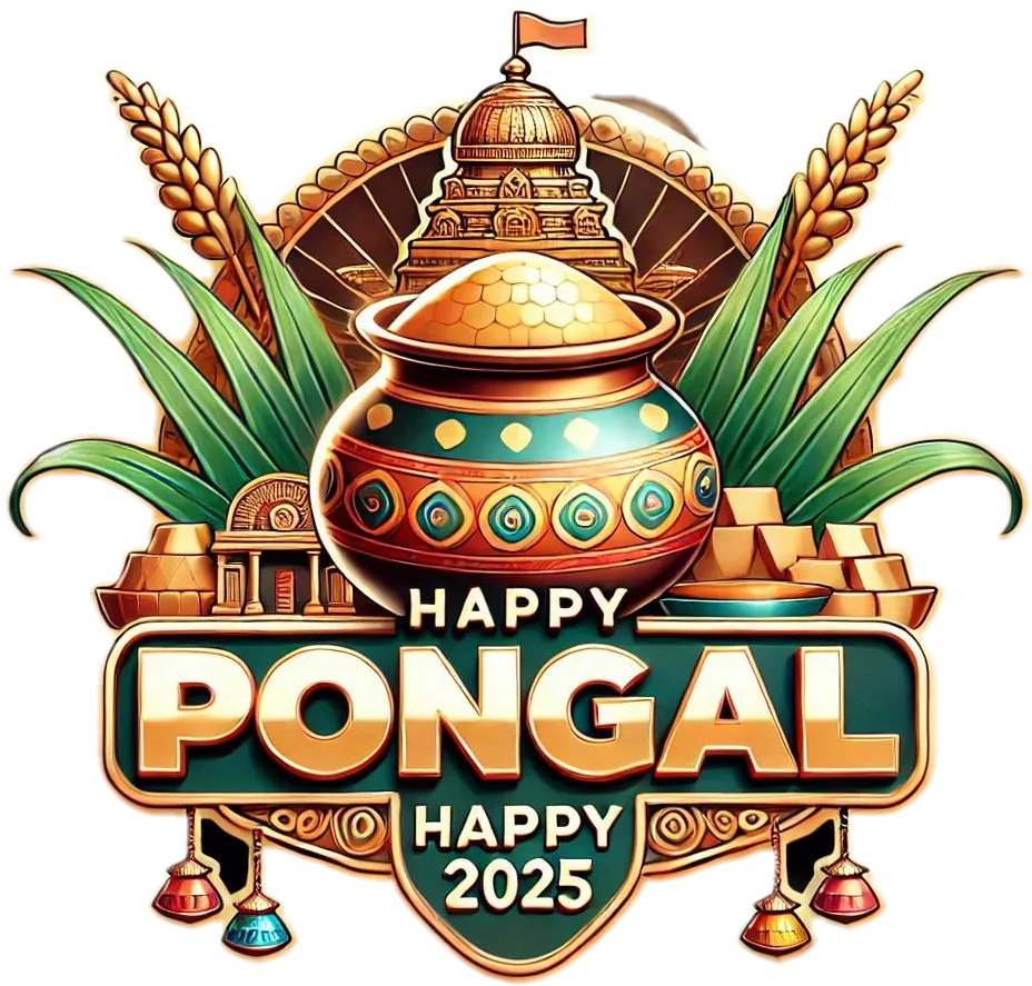 Free Happy Pongal 2025 Png Clipart - Royalty Free Happy Pongal 2025 Png Image | Pngmagic Free Download Free Happy Pongal 2025 Png Clipart - High Quality Happy Pongal 2025 Png PNG Image