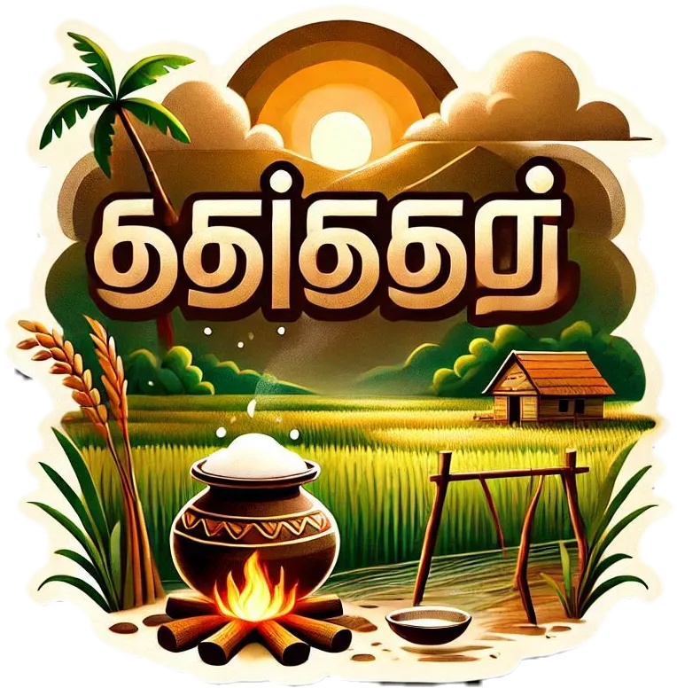 Free Download Free Happy Pongal 2025 Tamil Text Png Images - High Quality Happy Pongal 2025 Tamil Font PNG PNG Image