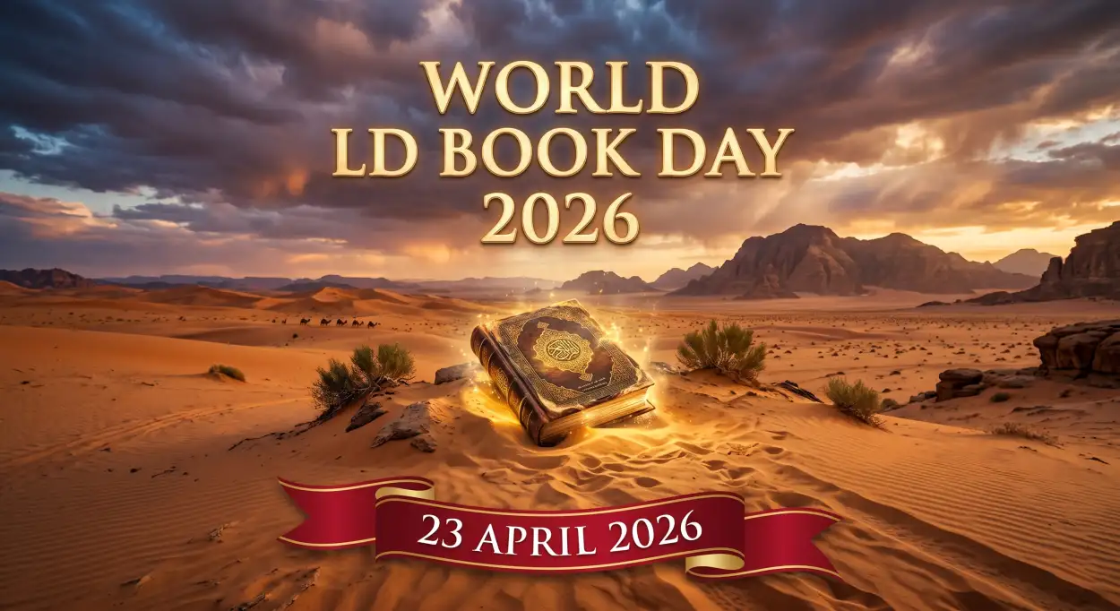 Free Download Free Hd World Book Day 2026 Poster Png Download Without Watermark - High Quality World Book Day 2026 Transparent PNG