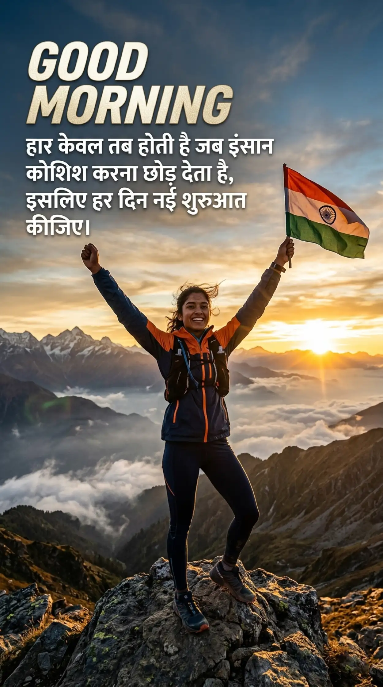 Free Download Free Motivational Quote Images Hindi - High Quality Good Morning Motivational Quotes Hindi Image