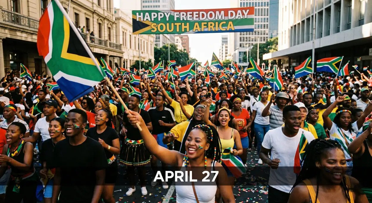 Free Download Freedom Day South Africa 2026 Images Captions Slogans - High Quality Happy Freedom Day South Africa Wishes 2026 Image